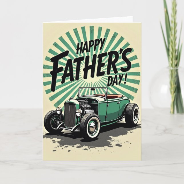 Emerald Roadster Fathers Card (Front)