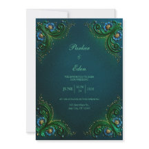 Emerald Sapphire Filigree Wedding