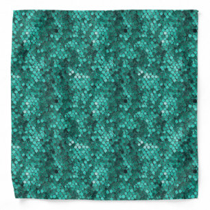 Emerald Scale Pattern Bandana