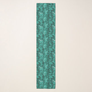 Emerald Scale Pattern Scarf