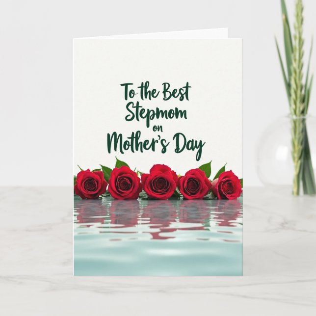 Emerald Script Loving Mothers Day Card (Front)