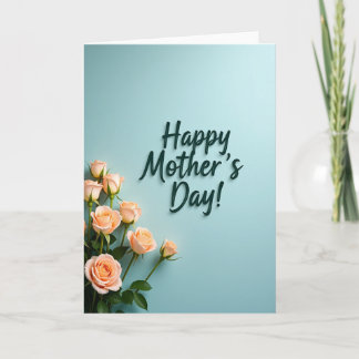 Emerald Script Mothers Day Card