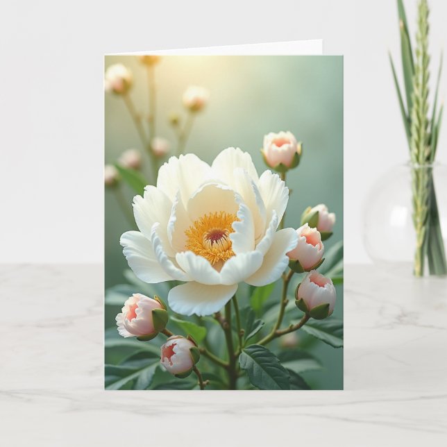 Emerald Sepal Mothers Day Card (Front)