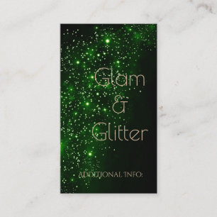 Emerald Sparkle Business Card 2