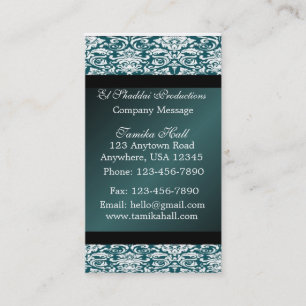 Emerald Sparkle Business Ministry Card