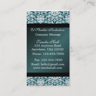 Emerald Sparkle Business | Ministry Card