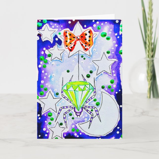 Emerald Spider Card (Front)