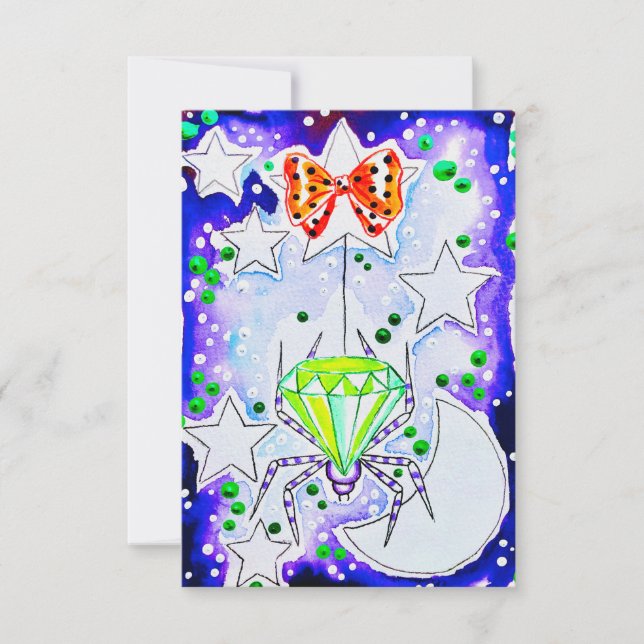 Emerald Spider Invitation (Front)