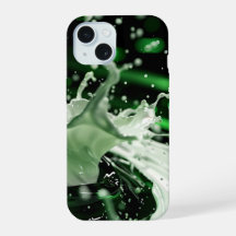 Emerald Splash Dynamics iPhone Case