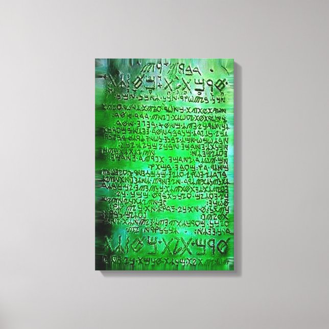 EMERALD TABLETS THOTH RA CANVAS EG (Front)