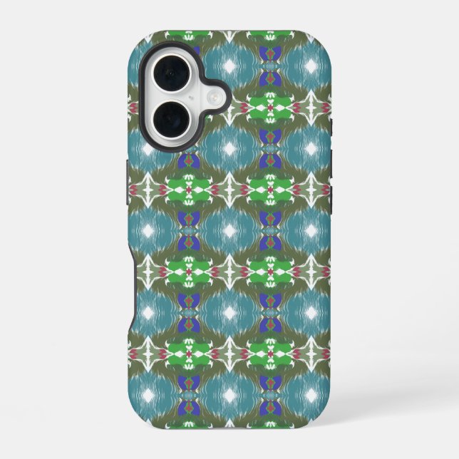 Emerald Tide Kaleidoscope Iphone Case (Back)