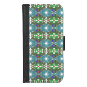 Emerald Tide Kaleidoscope iPhone 8/7 Wallet Case