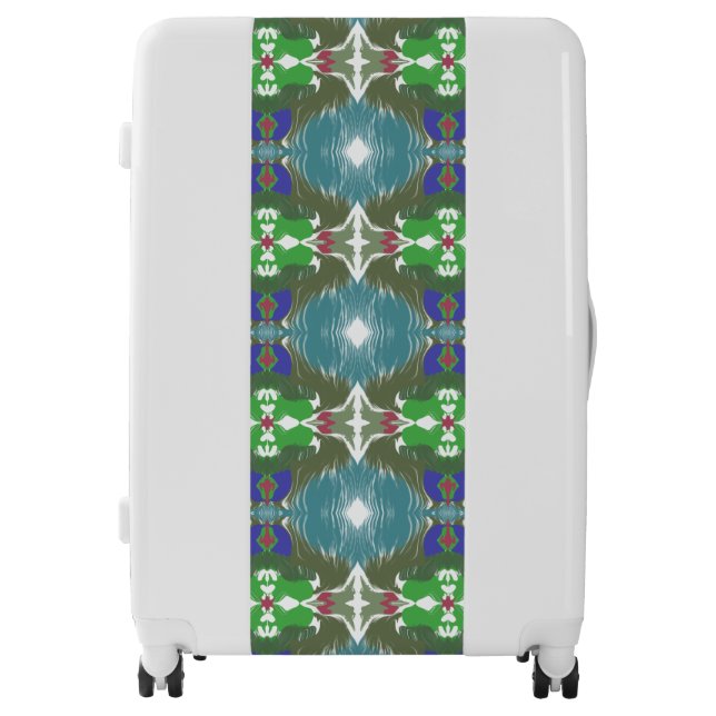 Emerald Tide Kaleidoscope Luggage (Front)