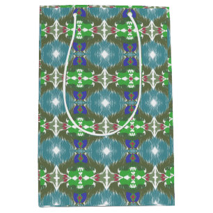 Emerald Tide Kaleidoscope Medium Gift Bag