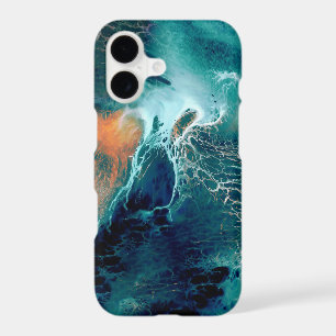 Emerald Tides in Motion iPhone 17 Case