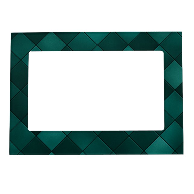 Emerald Tile Pattern – Modern Luxury Magnetic Frame (Front)