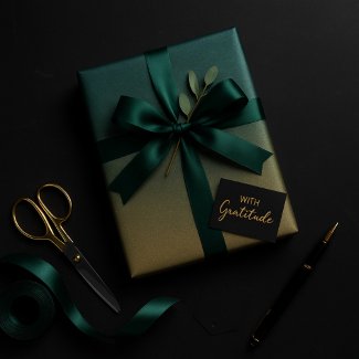 Emerald to Gold Ombre Shimmer 