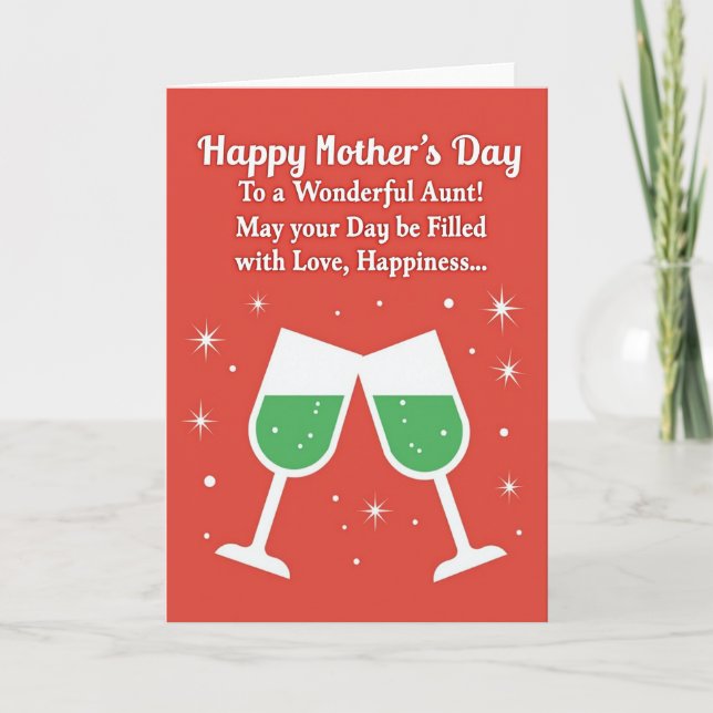Emerald Toast Mothers Day Card (Front)