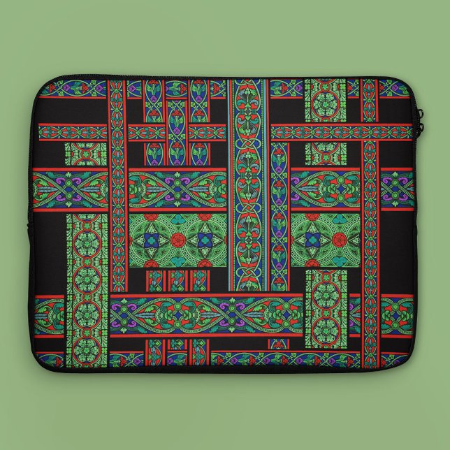 Emerald Twilight Stained Glass Laptop Sleeve (Creator Uploaded)