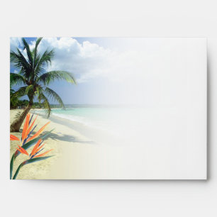 Emerald Waters back flap address love text inside Envelope