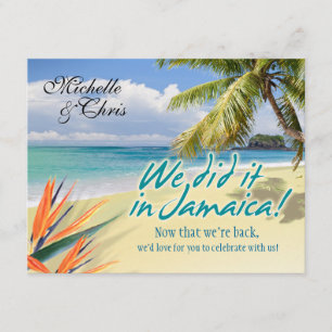 Emerald Waters Reception Card (Jamaica)