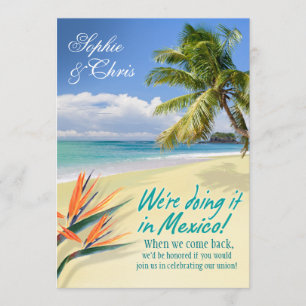 Emerald Waters Reception Card (Mexico)