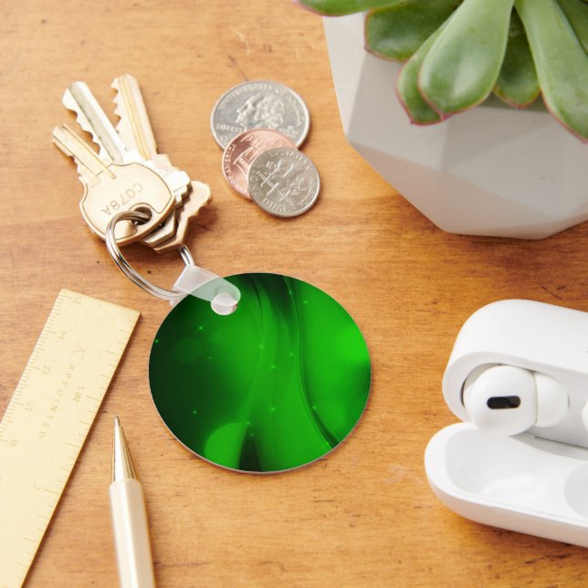 Emerald Wave Keychain (Desk)