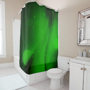 Emerald Wave Shower Curtain