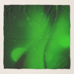 Emerald Waves Scarf<br><div class="desc">Green and black with stars design.</div>