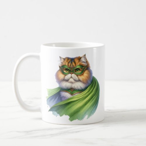 Emerald Whisker Persian Cat Mug