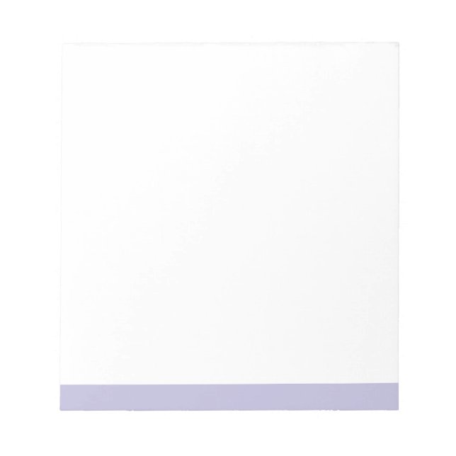 Emerald White Return Address Notepad (Front)