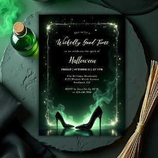 Emerald Wickedly Good Time Girls Halloween Party