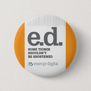 Emerge Digital - Short Pinback Button