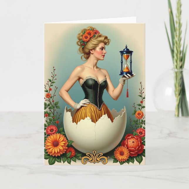 Emergence Elegant Woman Art Card (Front)