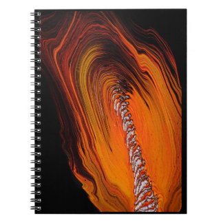 Emergence Fluid Art Design Notebook