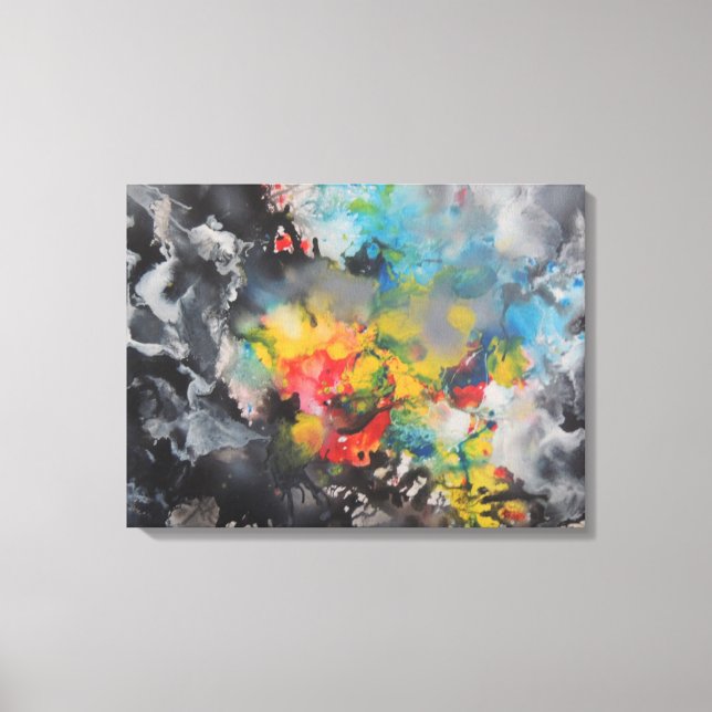 Emergence of Color Canvas Print (Front)