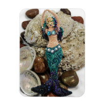 Emergence the Mermaid Photo Magnet