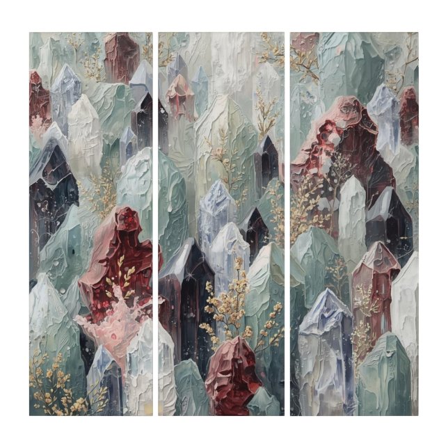 Emergence: The Sacred Frequency of January Triptych (Front)