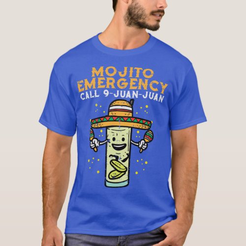 Emergency Call 9 Juan Juan Funny Cinco De Mayo Fie T_Shirt