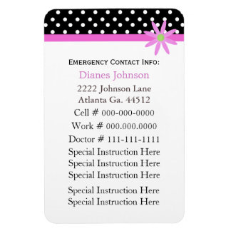 Emergency Contact: Babysitter Premium Magnet