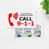 Emergency CPR Cards (Desk)