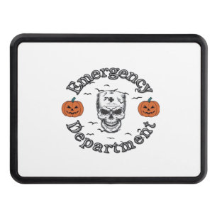 Emergency Departement Room Er Nurse Skeleton Hallo Hitch Cover