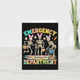 Emergency Department Easter Nurse Humor 1 Card