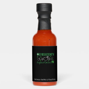 Emergency Department Funny ER Nurse Irish St Patri Hot Sauces