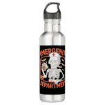 Emergency Department Funny Halloween Nurse Essenti Stainless Steel Water Bottle