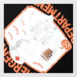 Emergency Department Funny Halloween Nurse Essenti Wall Decal