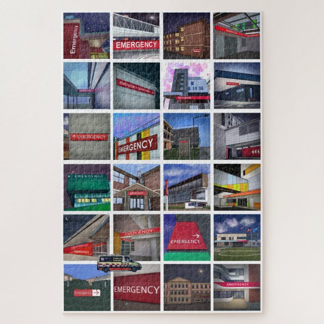 Emergency Department Jigsaw Puzzle (Vertical)