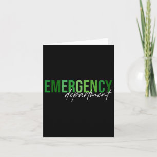 Emergency Department St Patricks Day Emergency Roo Card
