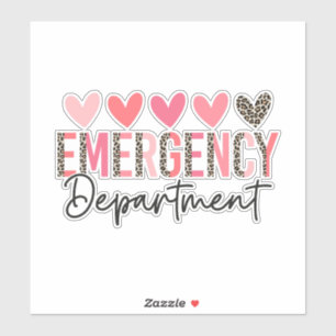 Emergency Department Sticker