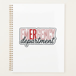 Emergency Department Typography Shirt Design_1 Planner